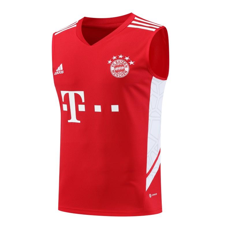 23-24 Bayern Munich Red Vest Jersey+Shorts