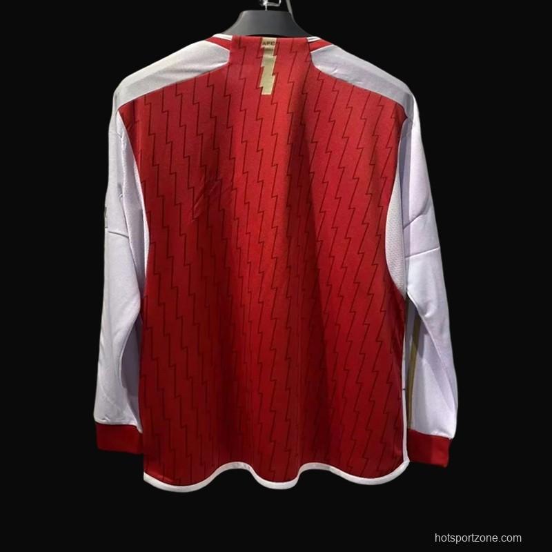 23/24 Arsenal Home Long Sleeve Jersey