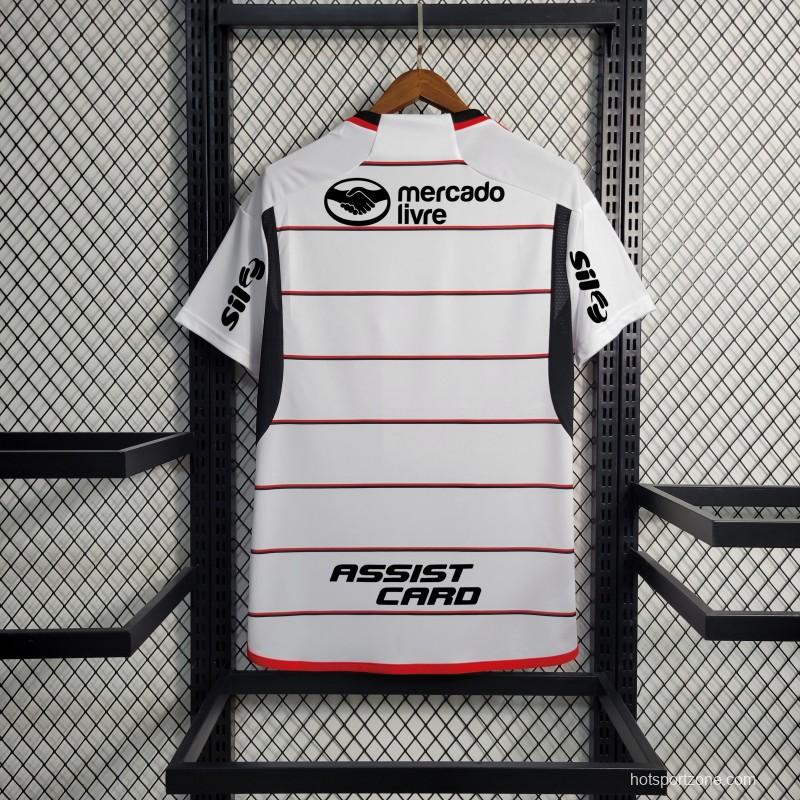 23/24 Flamengo Away Jersey With All Sponsors+Patches