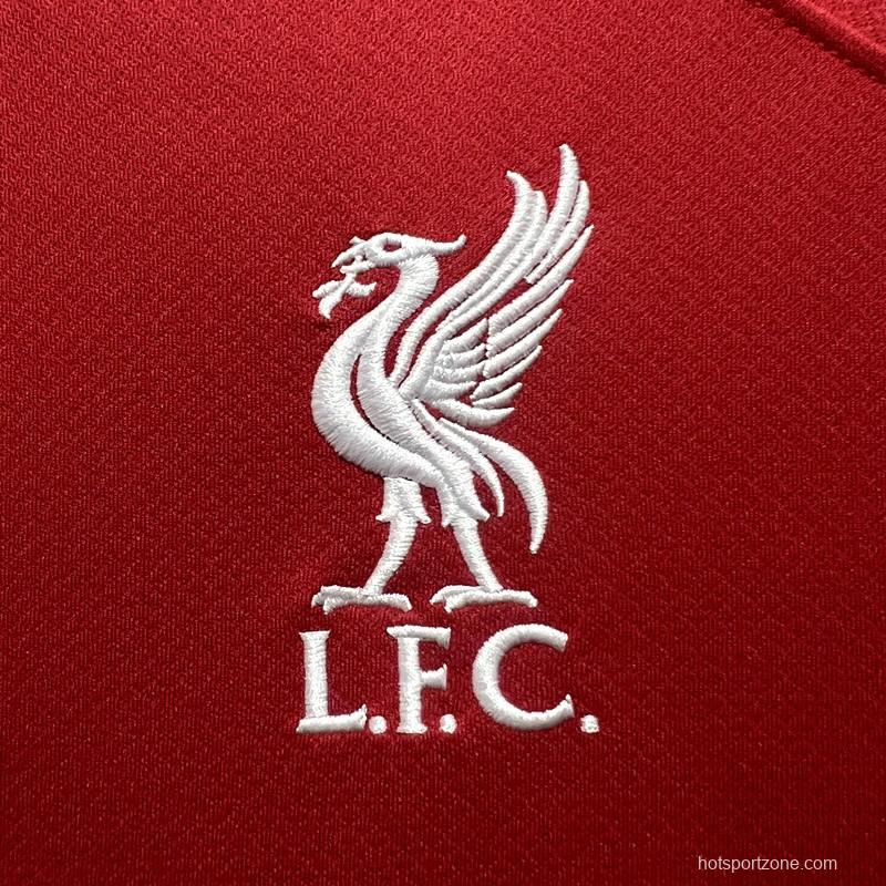 23/24 Liverpool Home Jersey With EPL Patch