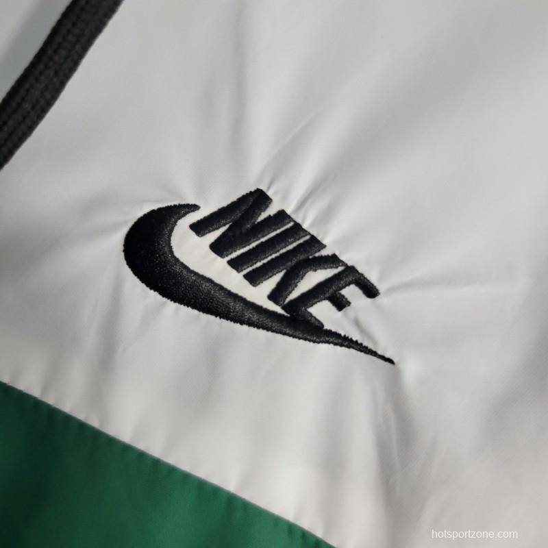 2023 Nike White Black Windbreaker