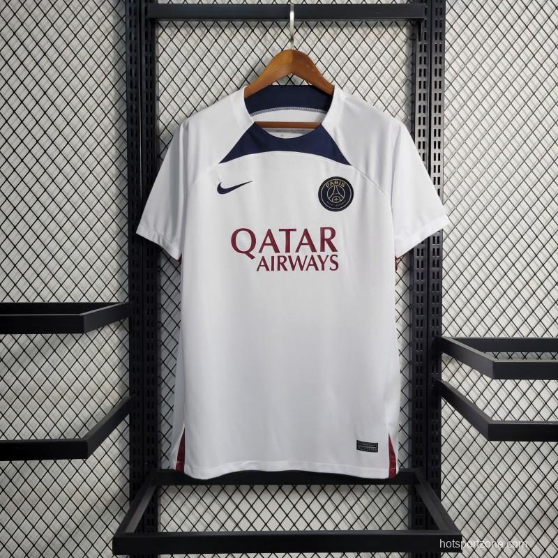 23-24 PSG Training White  Jersey