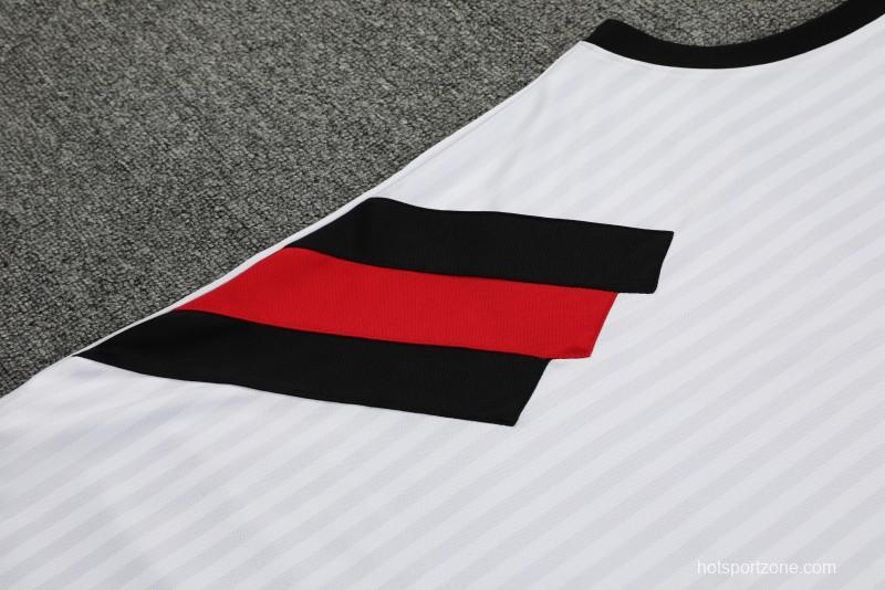23-24 Flamengo White Remake Icon White Vest Jersey+Shorts