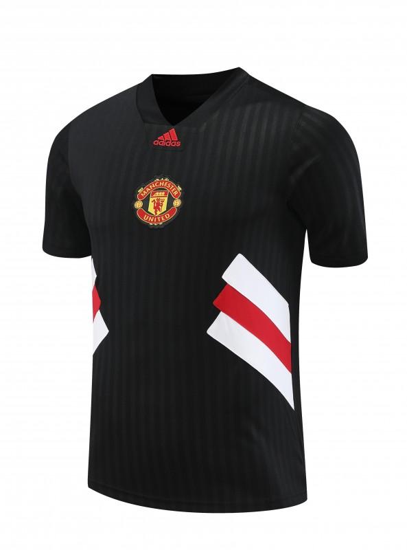 23-24 Manchester United Black Remake Icon Short Sleeve Jersey+Shorts