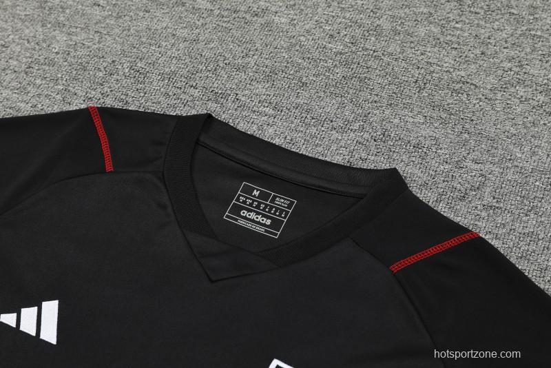 23-24 Sao Paulo Black Short Sleeve Jersey+Shorts