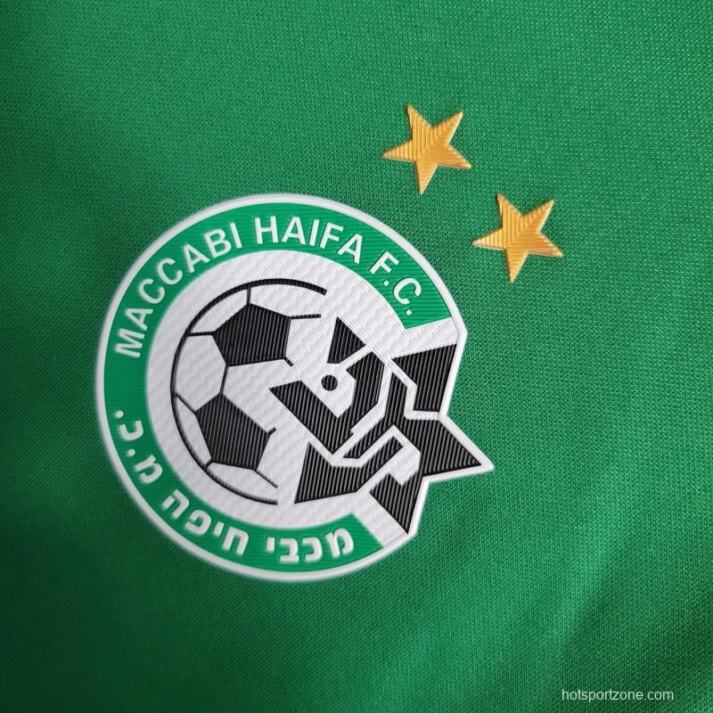 23-24 Maccabi Haifa Green Champions Jersey