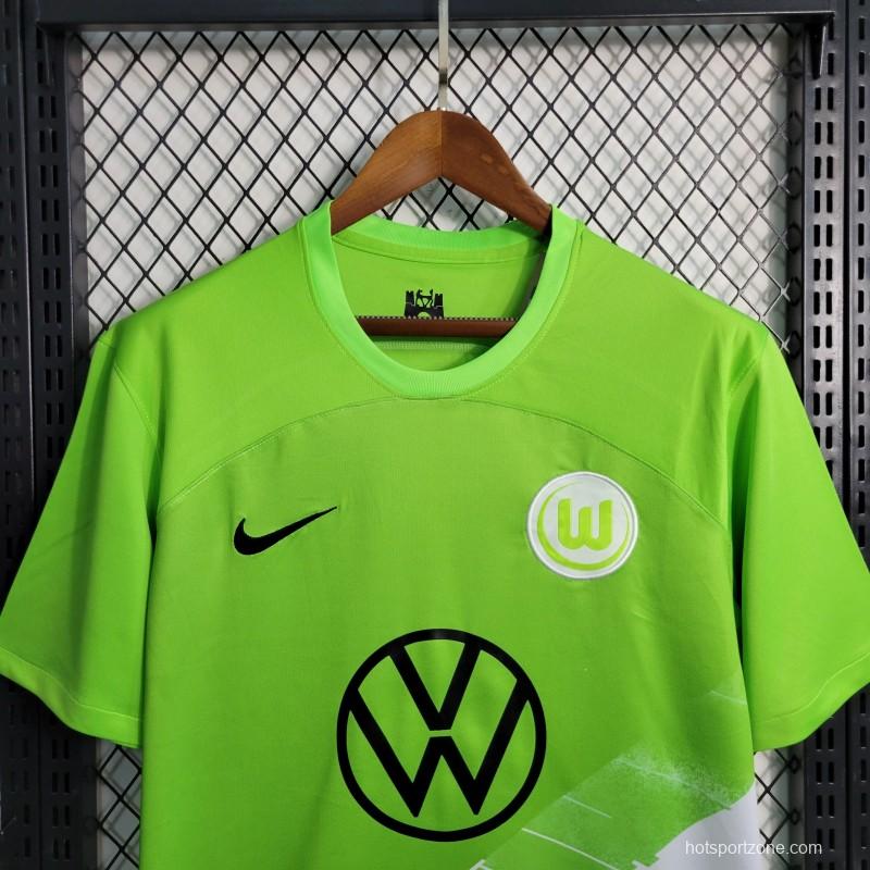 23-24 VfL Wolfsburg Home Jersey