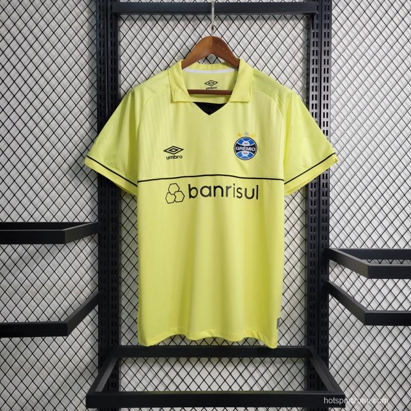 23-24 Gremio Yellow Goalkeeper Jersey