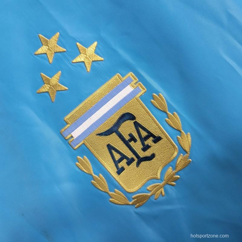 2023 Argentina Navy Blue Windbreaker