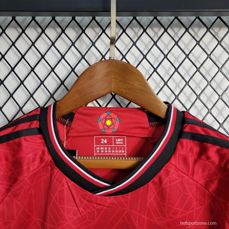 23-24 Kids Manchester United Home Jersey