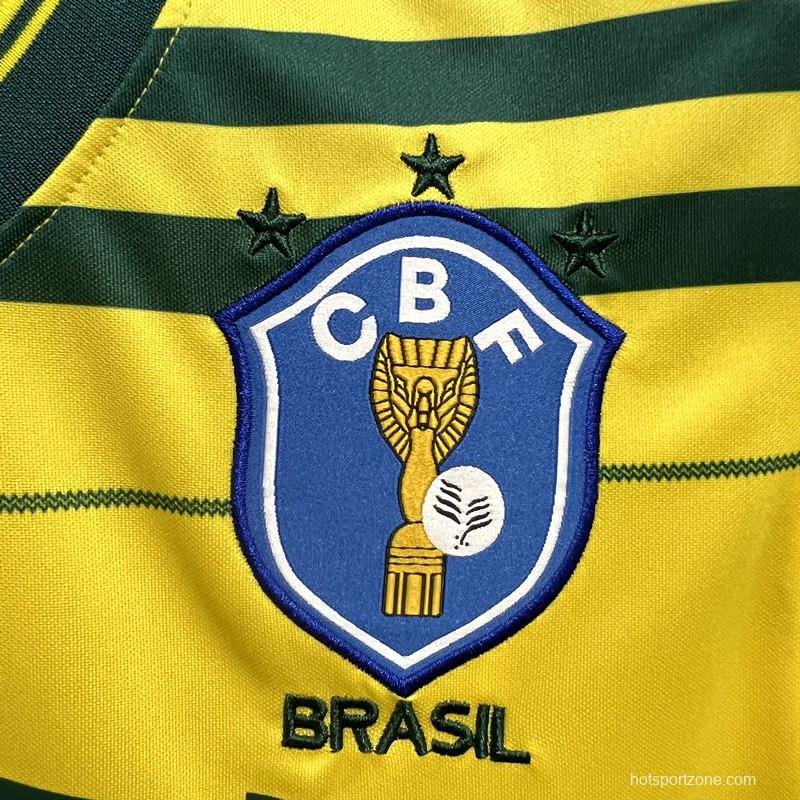 Retro Brazil 1984 Home Jersey