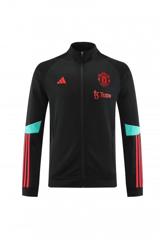 23/24 Manchester United Black Full Zipper Jacket+Pants