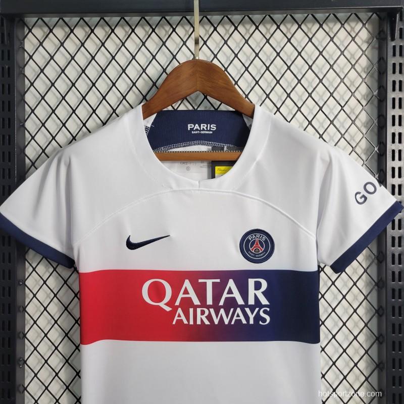 23-24 Kids PSG Away Jersey