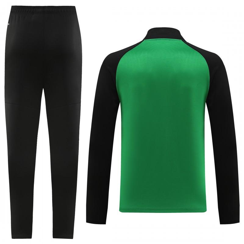 23/24 PUMA Black/Green Full Zipper Hooide Jacket+Pants