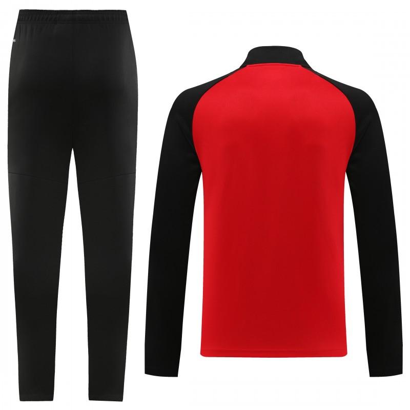 23/24 PUMA Black/Red Full Zipper Hooide Jacket+Pants