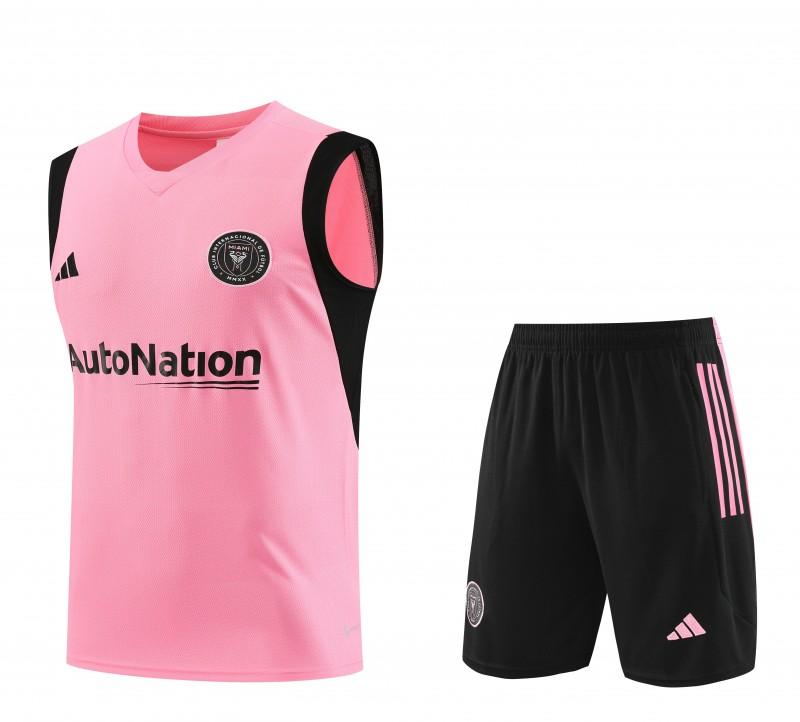 23-24 Inter Miami Pink Vest Jersey+Shorts