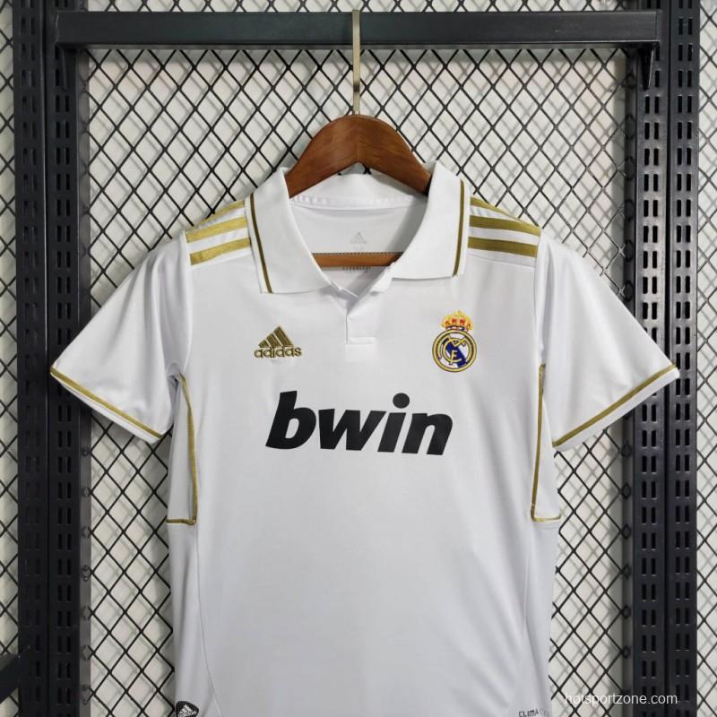 Retro 11-12 KIDS Real Madrid Home Jersey