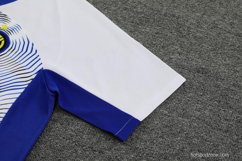 24/25 Inter Milan White Short Sleeve Jeresy+Shorts