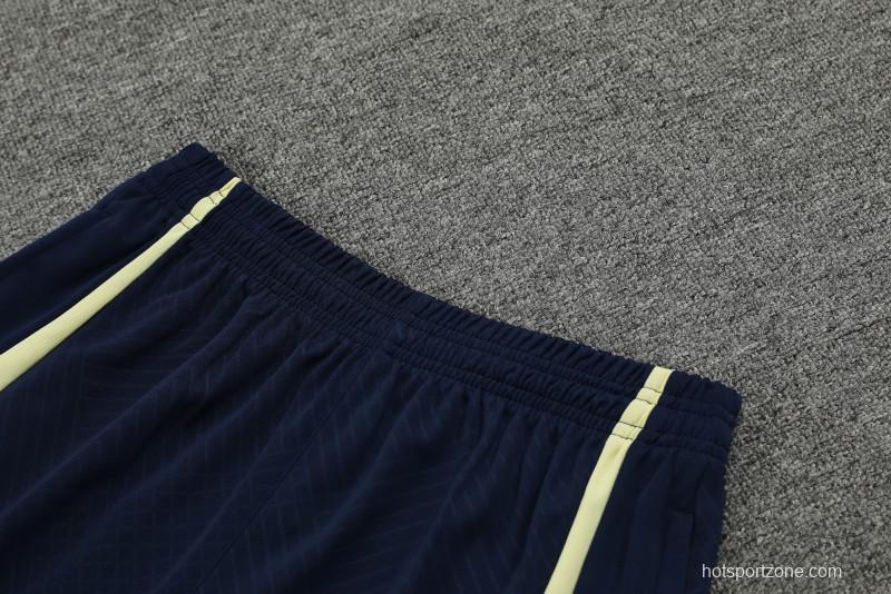 24/25 Club America Blue/Yellow Short Sleeve Jeresy+Shorts