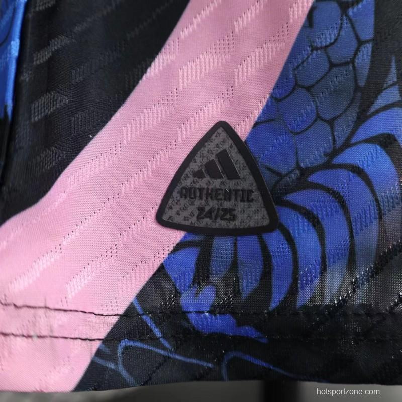 Player Version 2024 Japan Black/Blue Dragon Concept Jersey