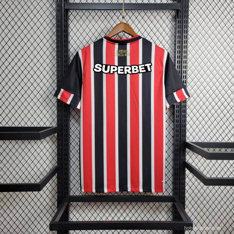 24/25 Sao Paulo Away Jersey + With Patch