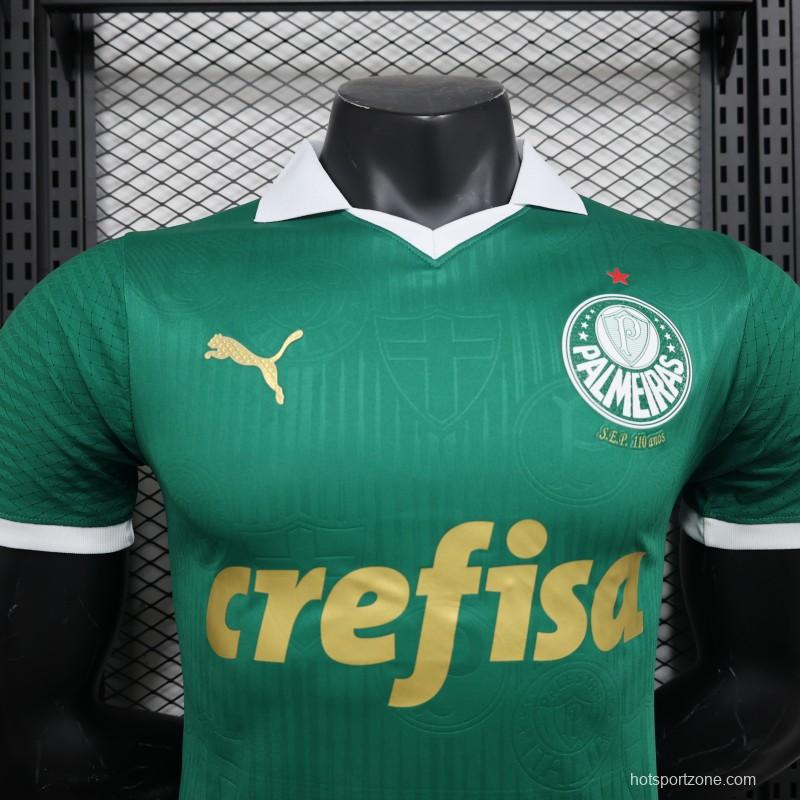 Player Version 24/25 Palmeiras Home Jersey