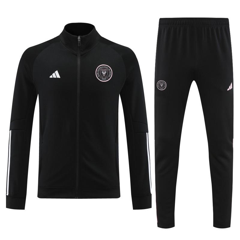 23/24 Inter Miami Black  Full Zipper Hoodie Jacket+Pants