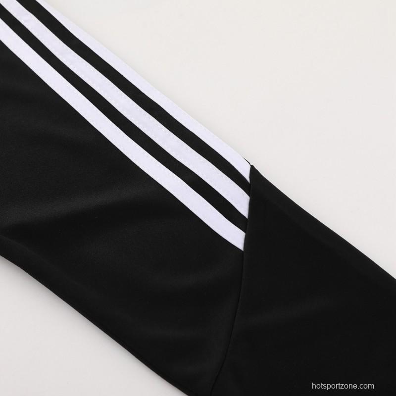 2024 Adidas Black Half Zipper Jacket+Pants