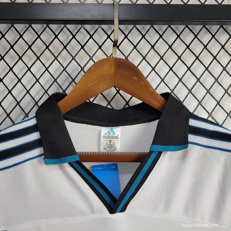 Retro 99/00 Newcastle United Away White Jersye