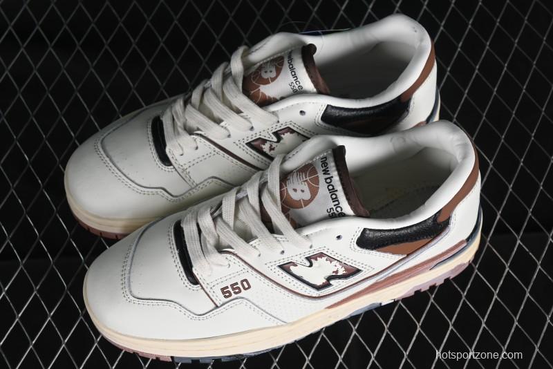 New Balance BB550 Series Leather Unisex Casual Running Shoes - BB550VGC