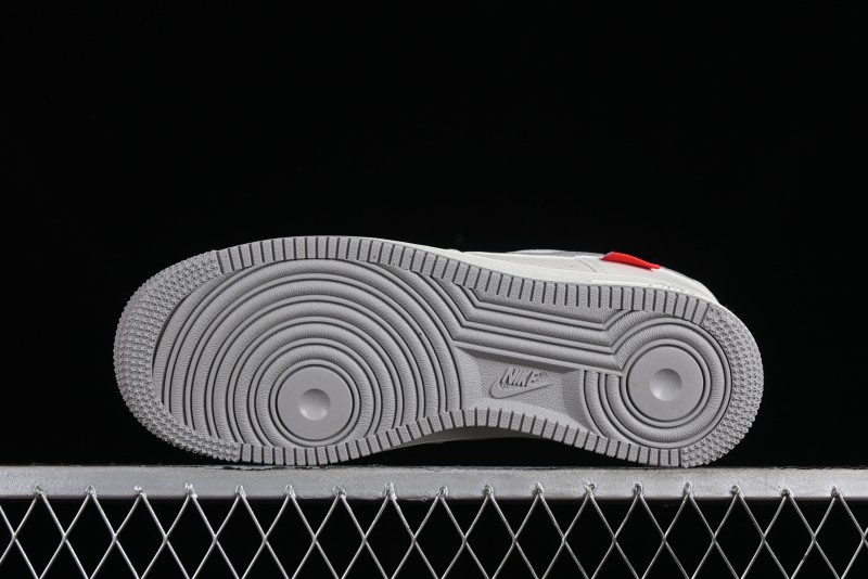 Supreme x Nike Air Force 1 '07 Low Beige Grey Casual Skate Shoes - HD1968-018