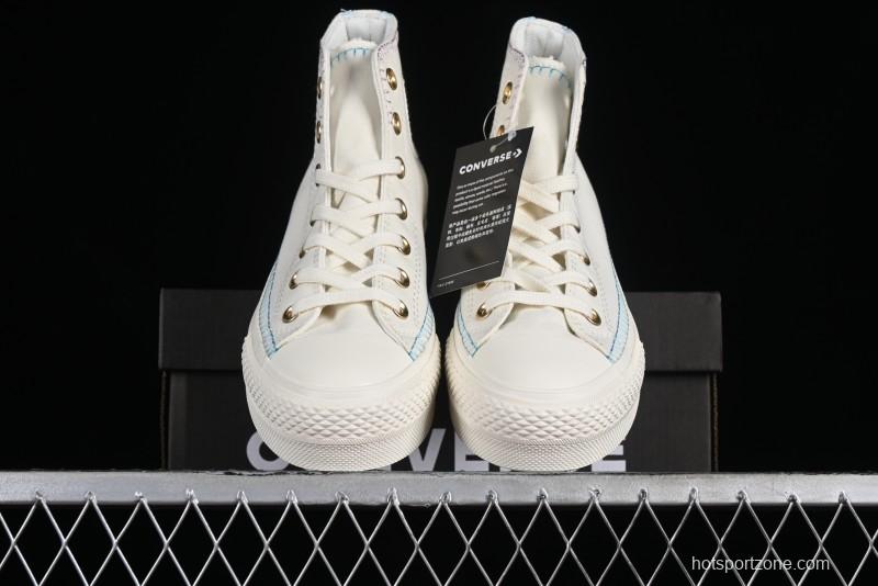 Converse All Star Lift Stitch Daisy Vulcanized Canvas Sneakers - A08731C