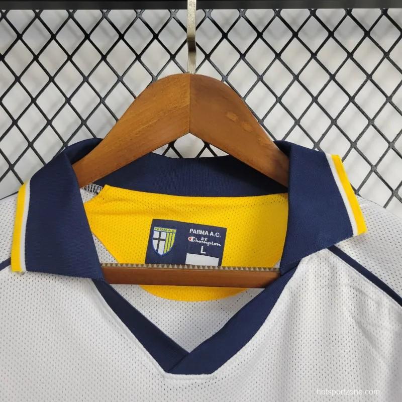 Retro 03/04 Parma Calcio Away White Jersey