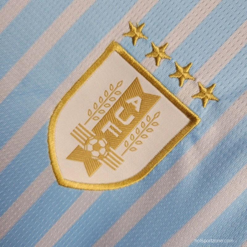 2024 KIDS Uruguay Home Jersey