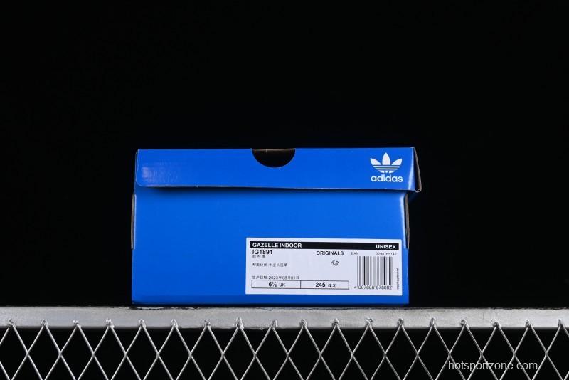 Adidas Originals Gazelle Indoor IG1891 Retro Casual Slip-Resistant Wear-Resistant Low-Top Skate Shoes