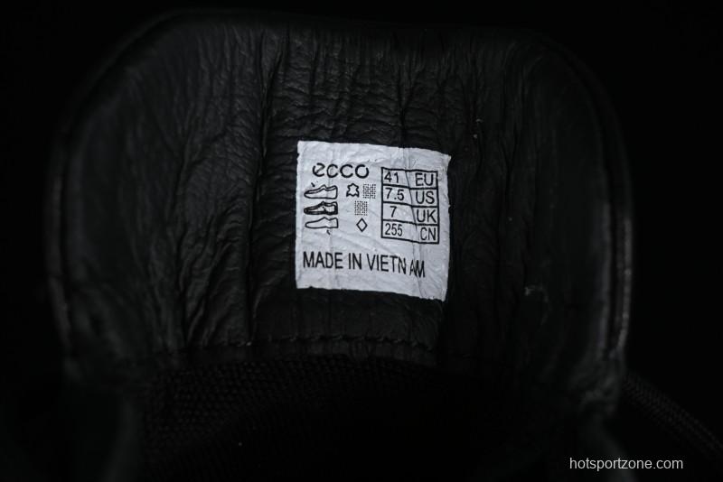 Ecco Pure Color Block Slip-Resistant耐磨耐磨运动鞋 41522801001