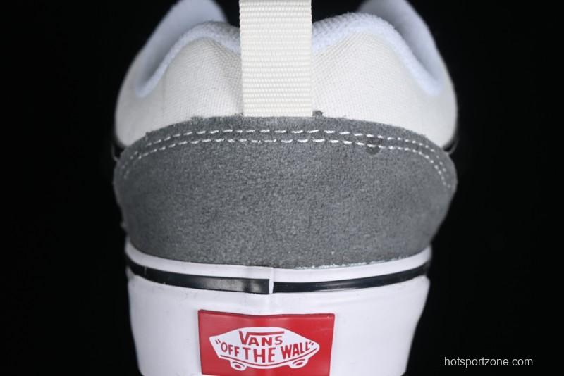 Vans Classics Knu Skool Retro Skate Shoes with Checkerboard Design - VN0009QC6PA