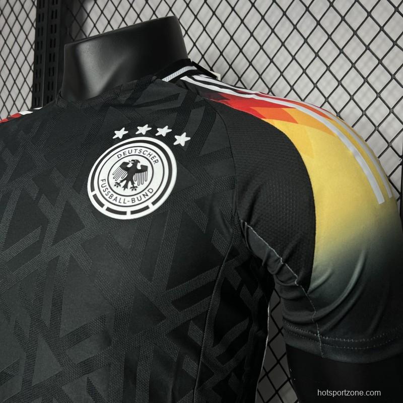 Player Version 2024 Germany Euro Black Pre-match Training Jersey