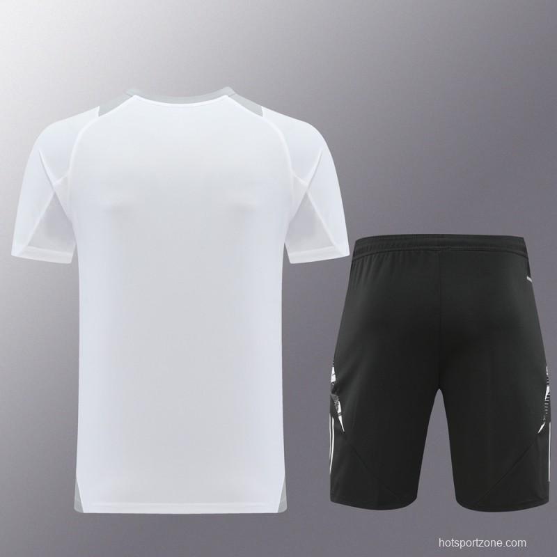 24/25 Adidas White Short Sleeve Jersey+Shorts