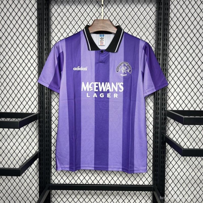 Retro 94/95 Glasgow Rangers Third Purple Jersey