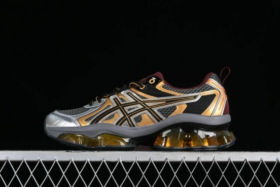 Asics Gel-Quantum Kinetic Retro Casual Sneakers with Thick Sole and Height Increase - 1203A270-021