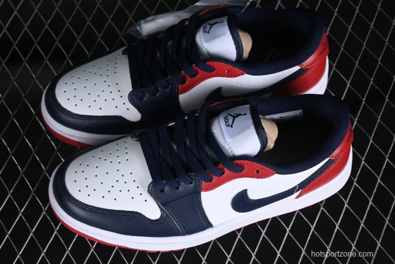Nike Air Jordan 1 Low Golf Shoes Black Toe - DD9315-113