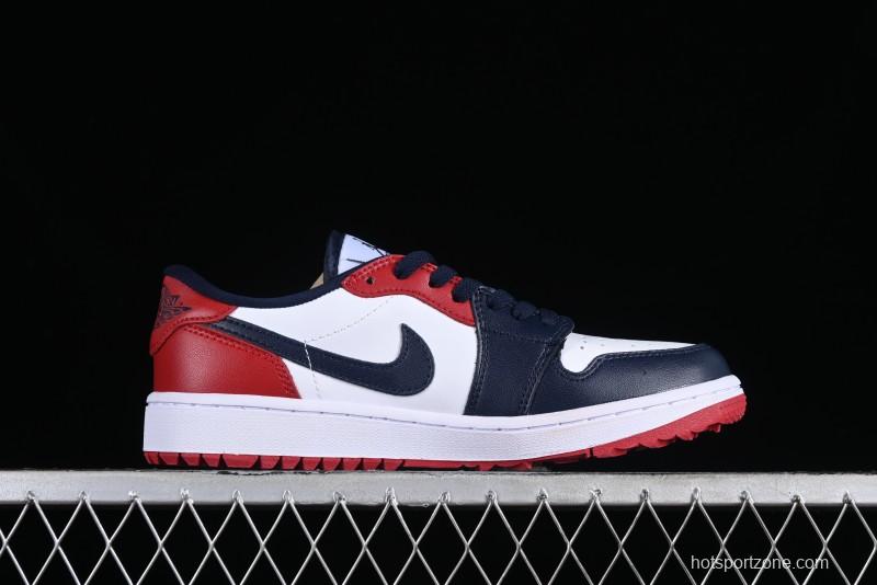 Nike Air Jordan 1 Low Golf Shoes Black Toe - DD9315-113