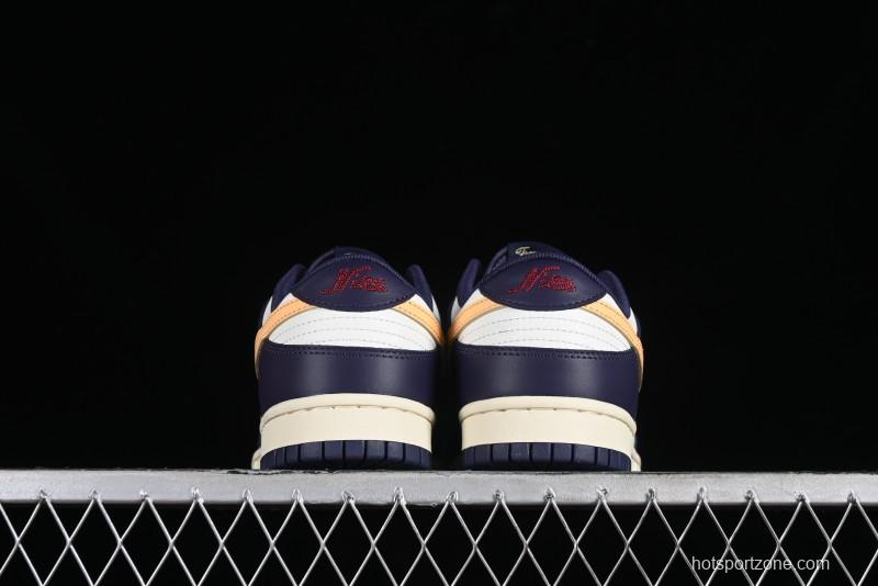 Nike Dunk Low Retro Navy Blue SB Low-Top Casual Skate Shoes - FV8106-181