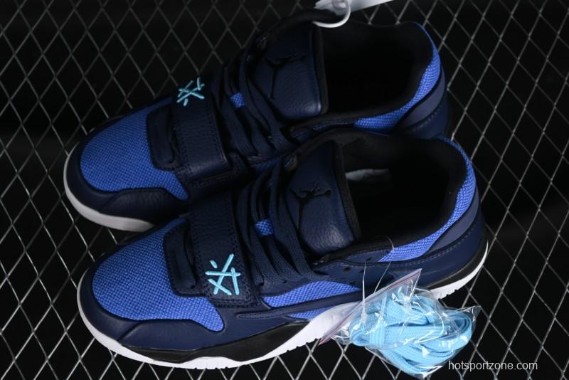 Nike Travis Scott x Jordan Cut The Check AJ1 Basketball Shoes with Velcro Strap - FZ8117-001