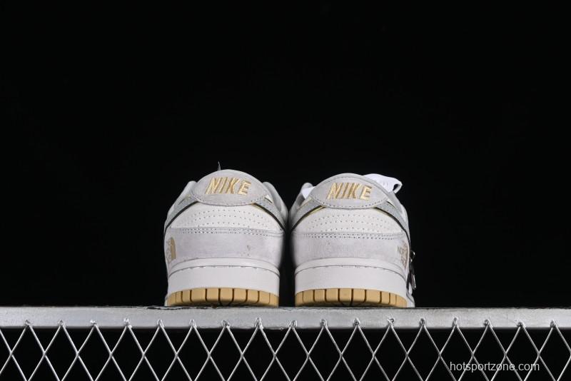 Nike Dunk Low The North Face CDG Collaboration - Gold SB Low Top Skate Shoes - DQ1098-337