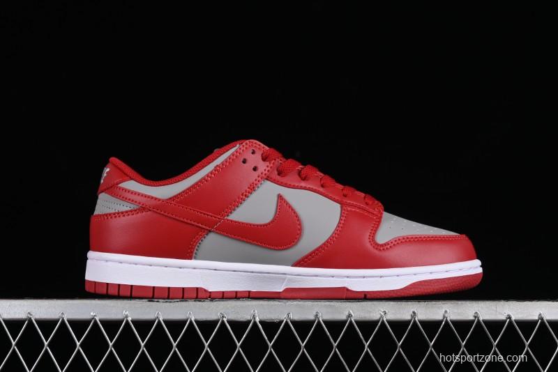 Nike SB Dunk Low Grey Red Colorway Low-Top Casual Skateboarding Shoes - CW1590-0002