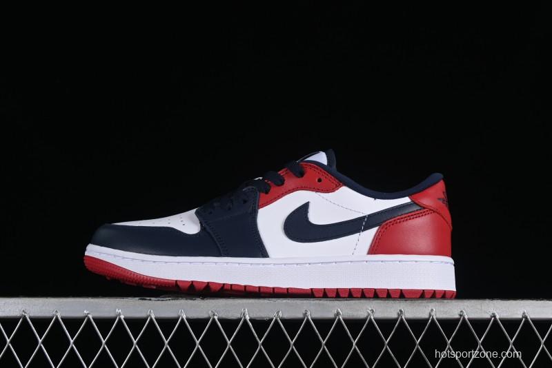 Nike Air Jordan 1 Low Golf Shoes Black Toe - DD9315-113
