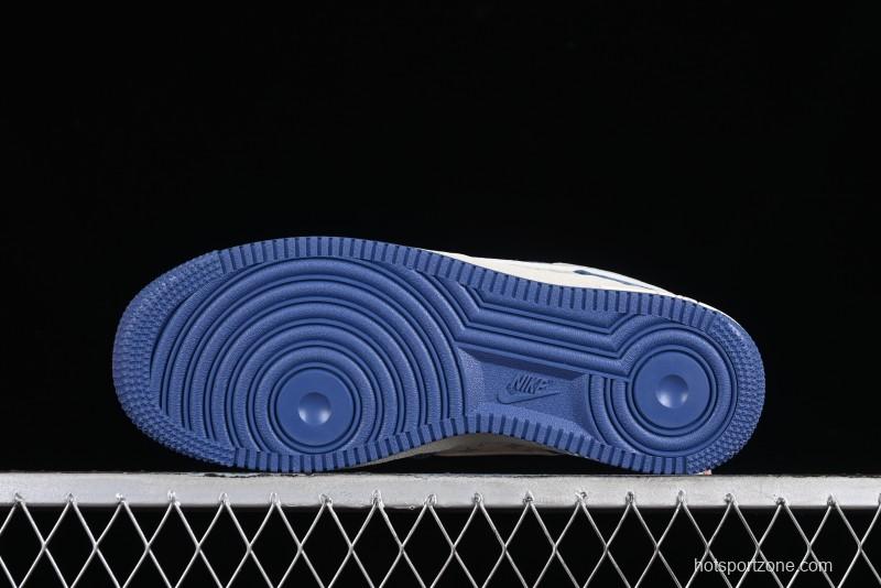 Nike Air Force 1 '07 Low LV Collaboration - Fluorescent Tie-Dye Denim Low-Top Casual Sneakers DD8686-400