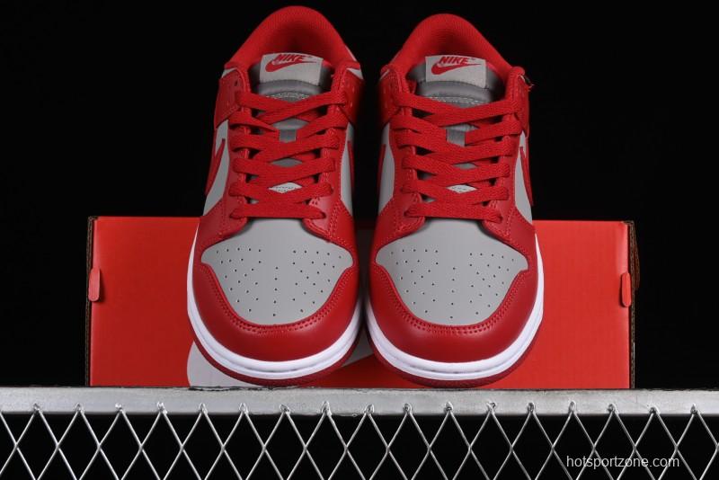 Nike SB Dunk Low Grey Red Colorway Low-Top Casual Skateboarding Shoes - CW1590-0002